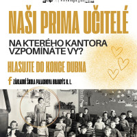 Naši prima učitelé: Pomozte nám vybrat ty, na které se nezapomíná!